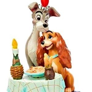 Disney Ornament Sketchbook 2020 Lady & The Tramp at Spaghetti Dinner